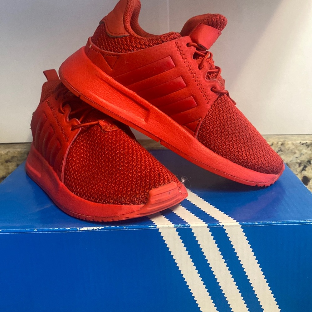 Adidas toddlers Red sneakers size 9